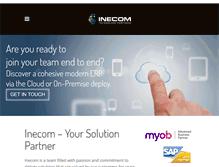 Tablet Screenshot of inecom.com.au