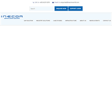 Tablet Screenshot of inecom.com.sg