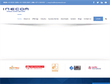 Tablet Screenshot of inecom.co.in